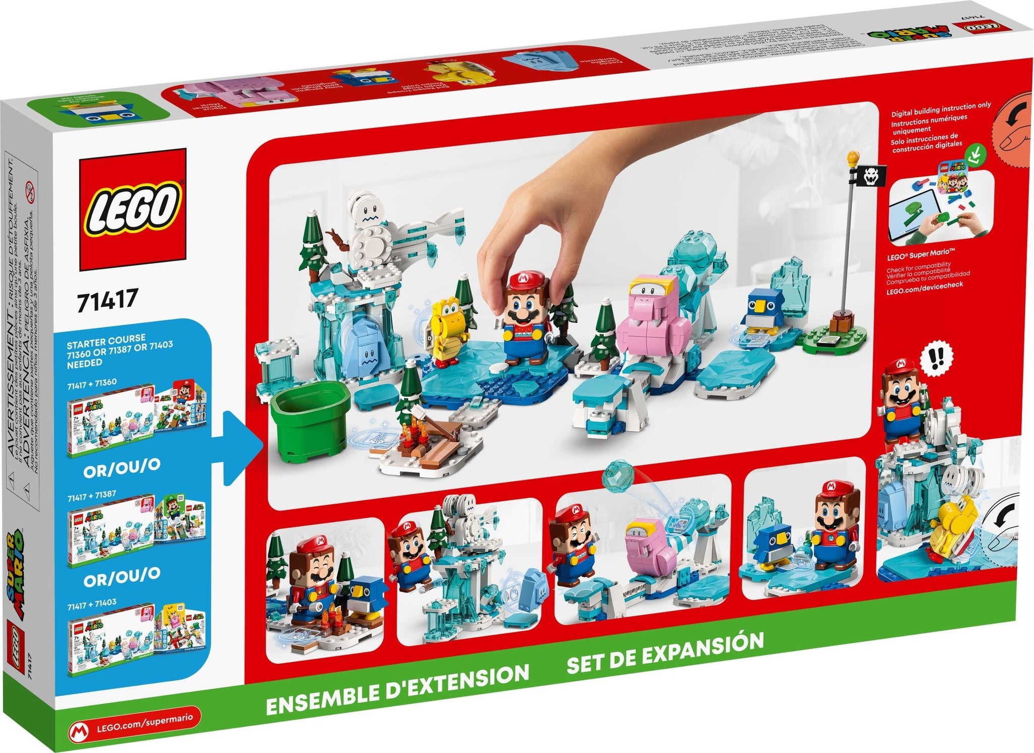 BRM2 52° 58° Fliprus Snow Adventure Expansion Set 71417 | LEGO® Super