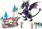 Maleficent's Dragon Form and Aurora's Castle