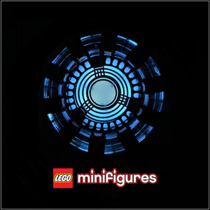 Minifigure Shadowbox - Iron Man Arc Reactor