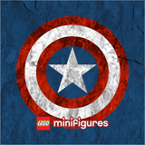 Minifigure Shadowbox - Captain America Shield