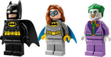 The Batcave with Batman, Batgirl and The Joker