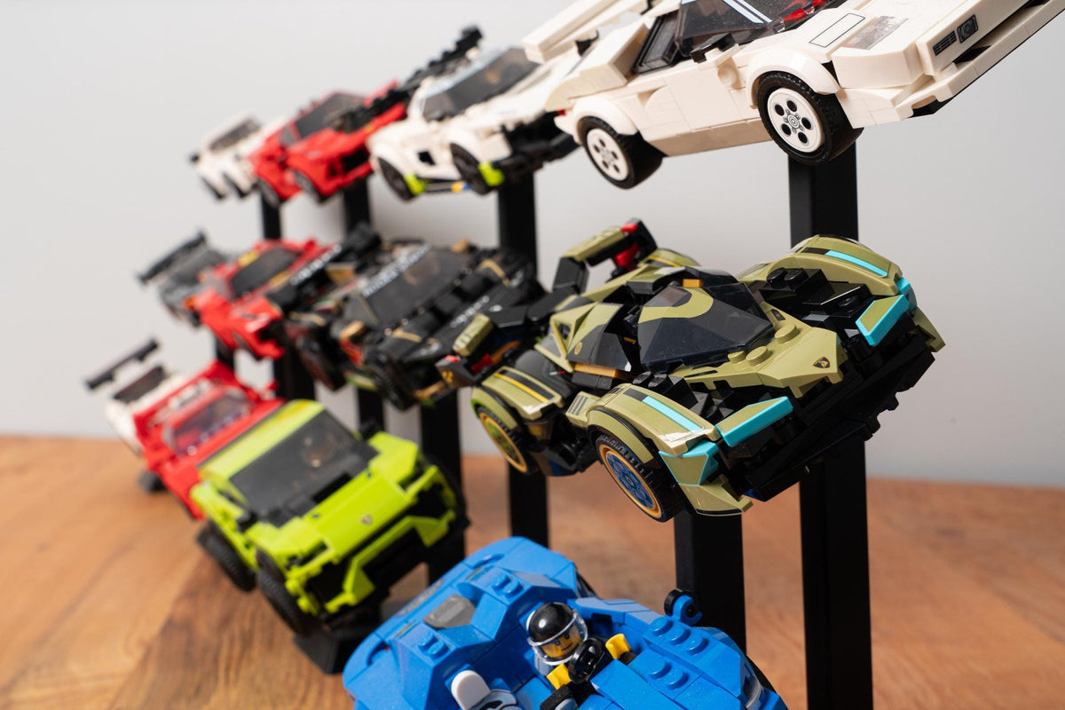 3 Tier Riser Display with Chassis Mount-A ver 2 – Bedlam Bricks