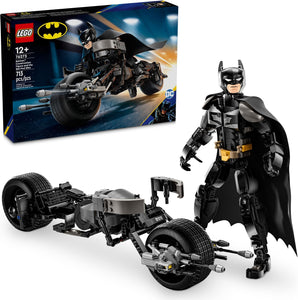 Batman Construction Figure and the Bat-Pod Bike