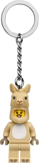 Llama Girl Key Chain