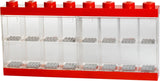 Minifigure Display Case 16 - Red