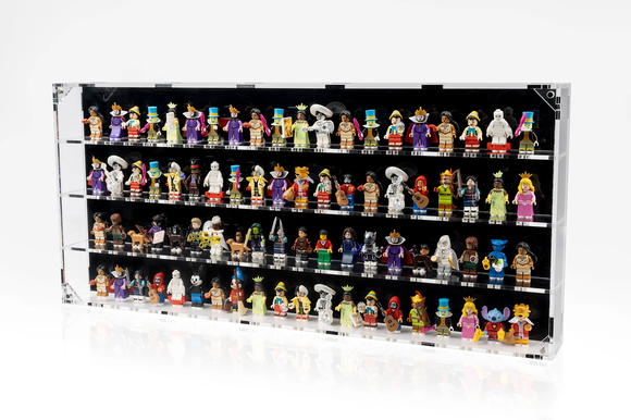 Wall Mounted Display Cases for 80 LEGO® Minifigures