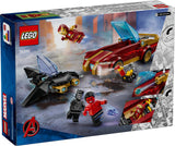 Iron Man Car & Black Panther vs. Red Hulk