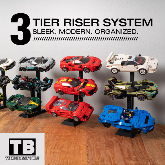 3 Tier Riser Display with Chassis Mount-B ver 2