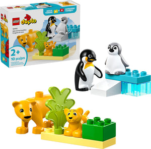 Wild Animal Families: Penguins & Lions