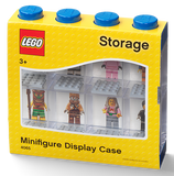 LEGO Minifigure Display Case 8 (Bright Blue)