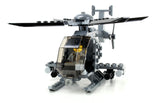 Battle Brick Army Ah-6 Little Bird Helicopter