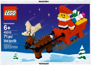 Father Christmas with Sledge Building Set